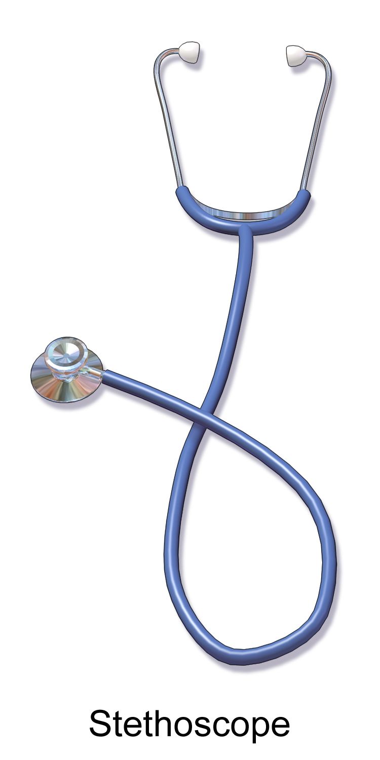 Diagram-style illustration of a clinician palpating an abdomen with a stethoscope resting nearby, illustrating the assessment sequence