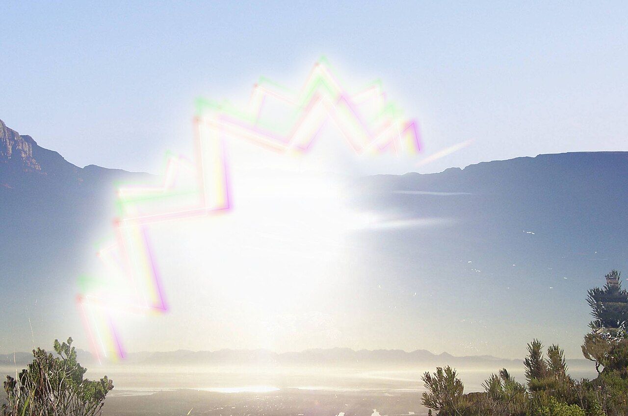 A scintillating scotoma — the shimmering, expanding zigzag of migraine aura, produced by a wave of cortical spreading depression crossing the occipital cortex over five to sixty minutes.